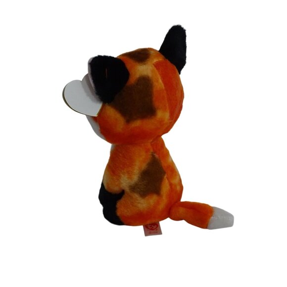 Ty Beanie Boo Meadow Fox Glitter Eyes Stuffed Animal Plush Soft Toy 7" Hang Tags - Picture 4 of 12
